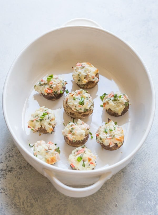 How Long To Bake Stuffed Mushrooms
 BEST Crab Stuffed Mushrooms