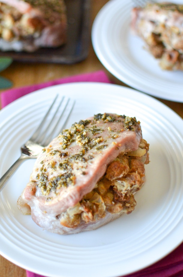 How Long To Bake Stuffed Pork Chops
 Baked Stuffed Pork Chops Simply Whisked Dairy Free