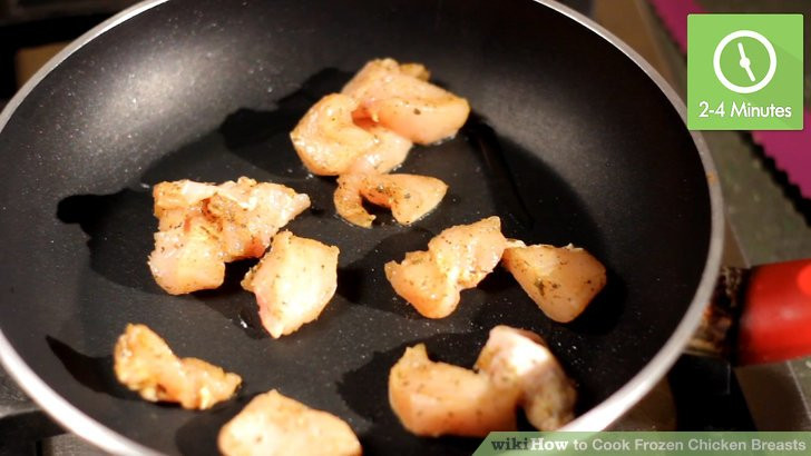 How Long To Boil Chicken Breasts
 How to Cook Frozen Chicken Breasts with wikiHow