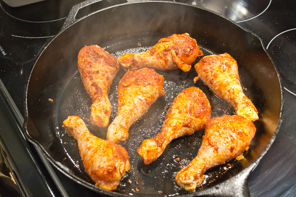 How Long To Boil Chicken Legs
 Spicy Roasted Chicken Drumsticks With Honey