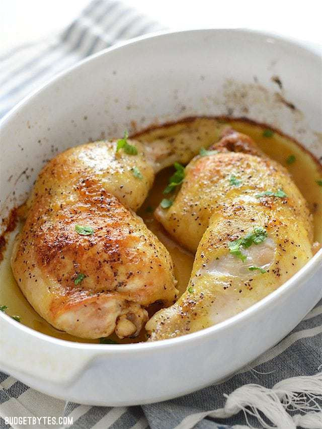 How Long To Cook Chicken Legs In Oven At 425
 Oven Roasted Chicken Legs Bud Bytes