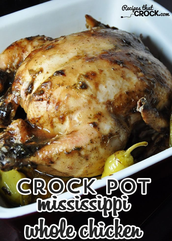 How Long To Cook Chicken Thighs In Crock Pot
 Crock Pot Mississippi Whole Chicken Recipes That Crock
