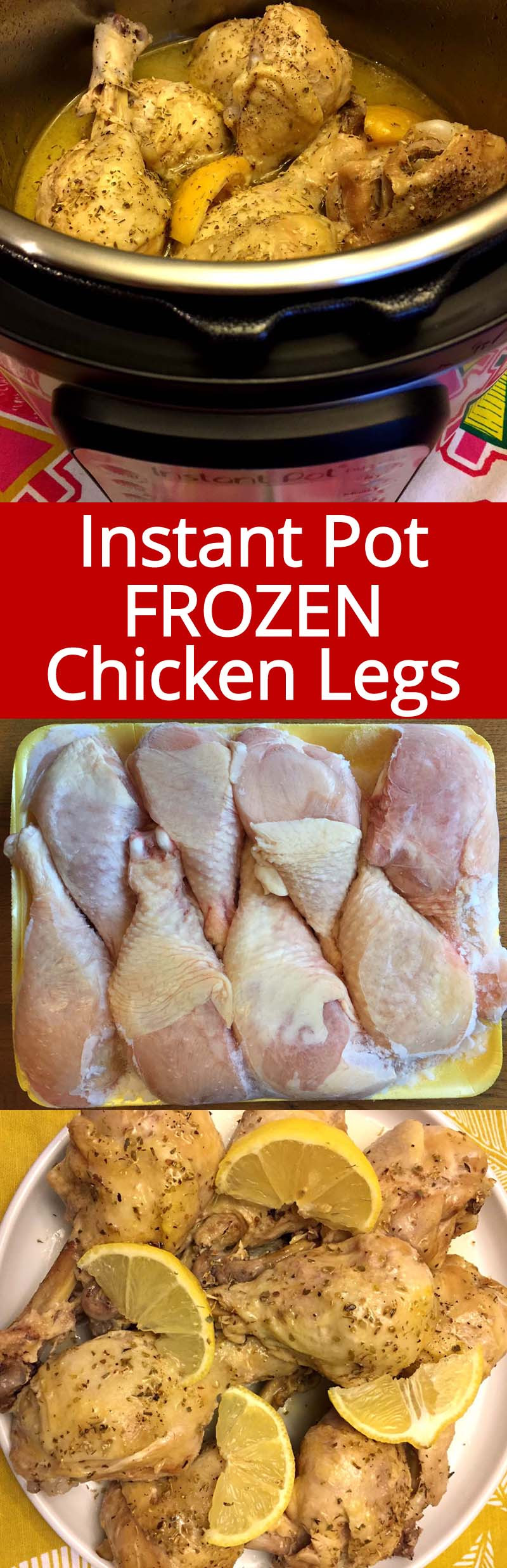 How Long To Cook Chicken Thighs In Instant Pot
 Instant Pot Frozen Chicken Legs With Lemon And Garlic