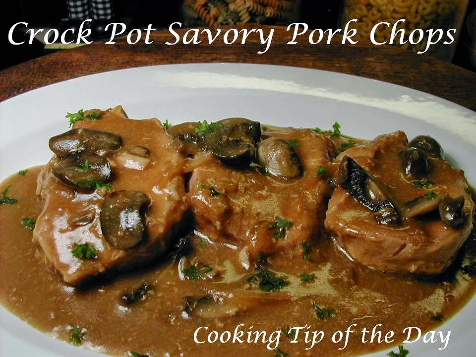 How Long To Cook Pork Chops In Crock Pot
 Cooking Tip of the Day Crock Pot Savory Pork Chops