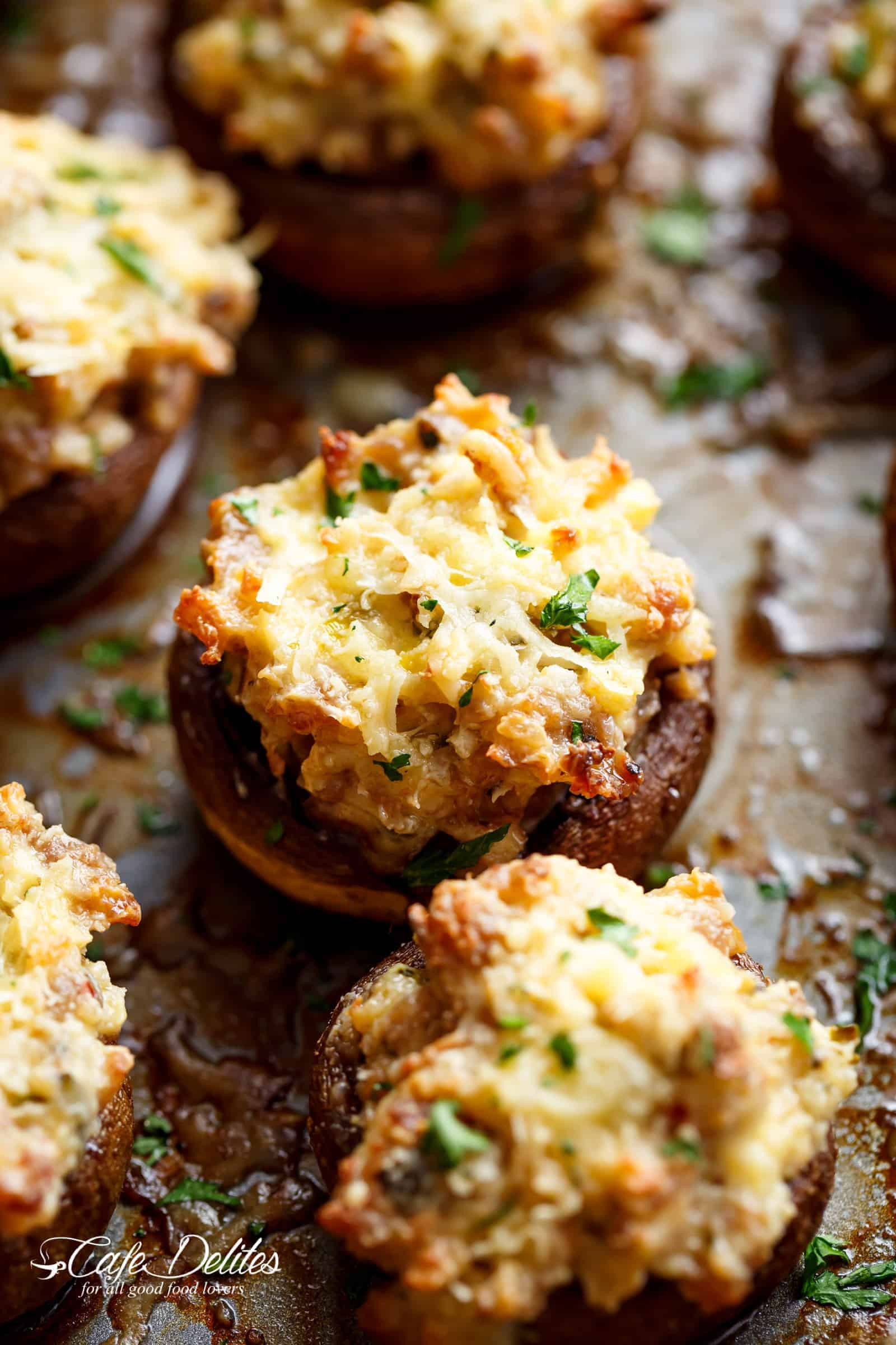 How Long To Cook Stuffed Mushrooms
 Sausage Cream Cheese Dip Stuffed Mushrooms Cravings Happen