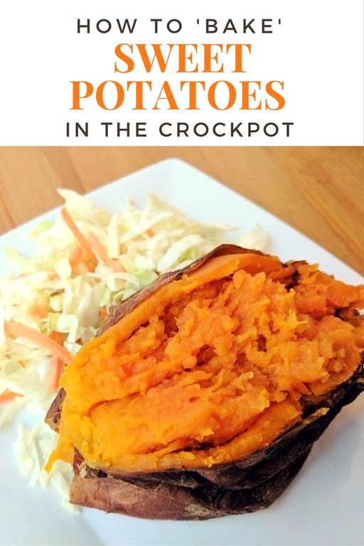 How Long To Cook Sweet Potato In Microwave
 “Baked” Sweet Potatoes in the CrockPot Run Eat