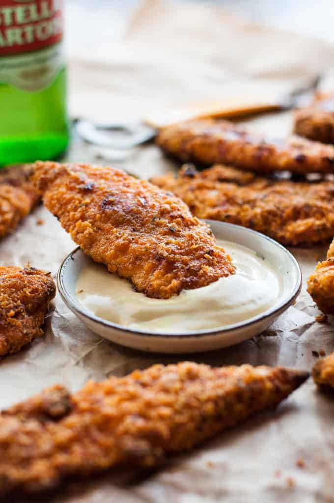 How Long To Deep Fry Chicken Tenders
 oven fried chicken fingers recipe