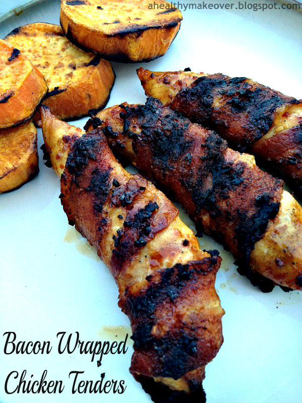 How Long To Grill Chicken Tenders
 A Healthy Makeover Bacon Wrapped Chicken Tenders