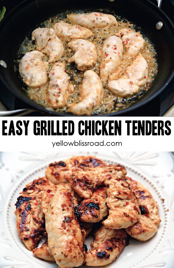 How Long To Grill Chicken Tenders
 grilled chicken tenders recipe