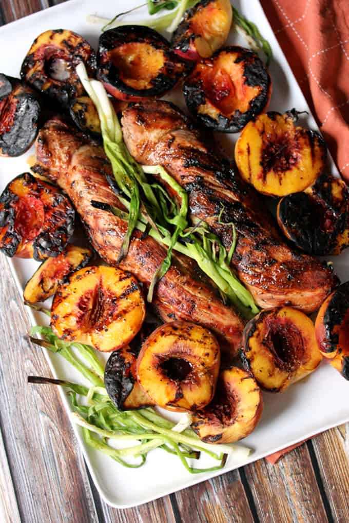 How Long To Grill Pork Tenderloin
 Honey Ginger Glazed Grilled Pork Tenderloin and Peaches