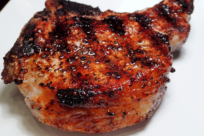 How Long To Grill Thick Pork Chops On Gas Grill
 Grilled Mesquite Pork Chops Skip The Salt Low Sodium
