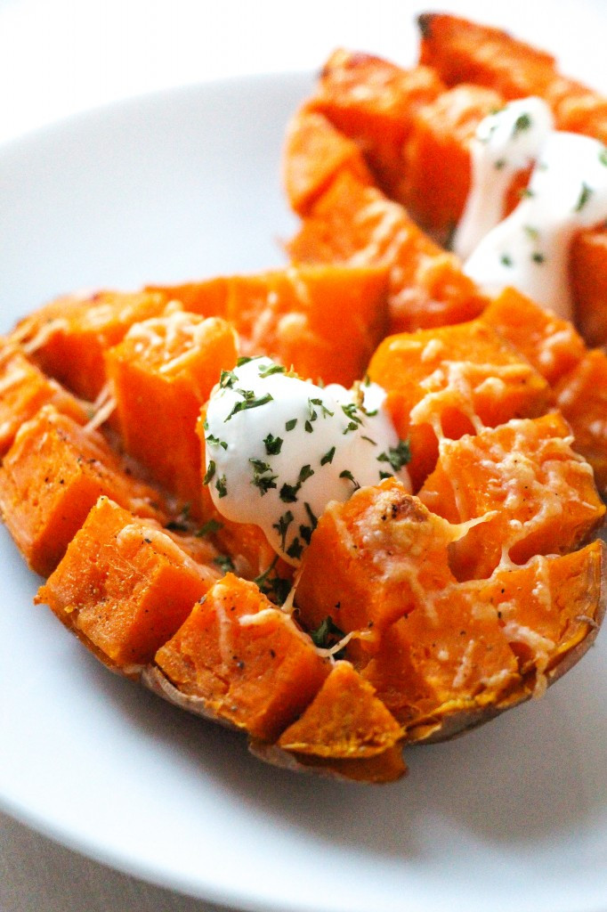How Long To Microwave Baked Potato
 Easy 15 Minute Roasted Sweet Potatoes Layers of Happiness