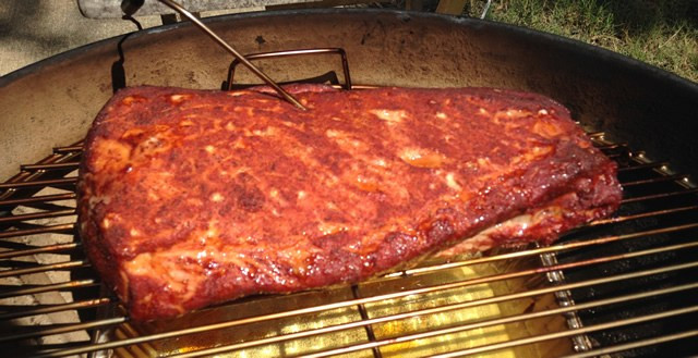 How Long To Smoke A Pork Loin
 Smoking Pork Loin on a Weber Kettle