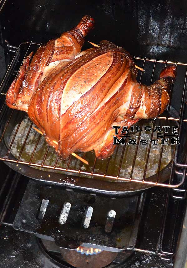 How Long To Smoke A Whole Chicken
 Beer N Bacon Whole Smoked Chicken – TailgateMaster