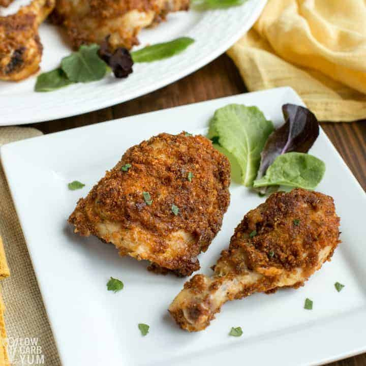 How Many Carbs In Fried Chicken
 Low Carb Keto Fried Chicken in Air Fryer or Oven