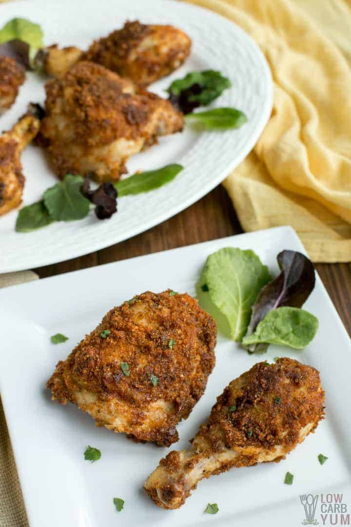 How Many Carbs In Fried Chicken
 Low Carb Keto Fried Chicken in Air Fryer or Oven