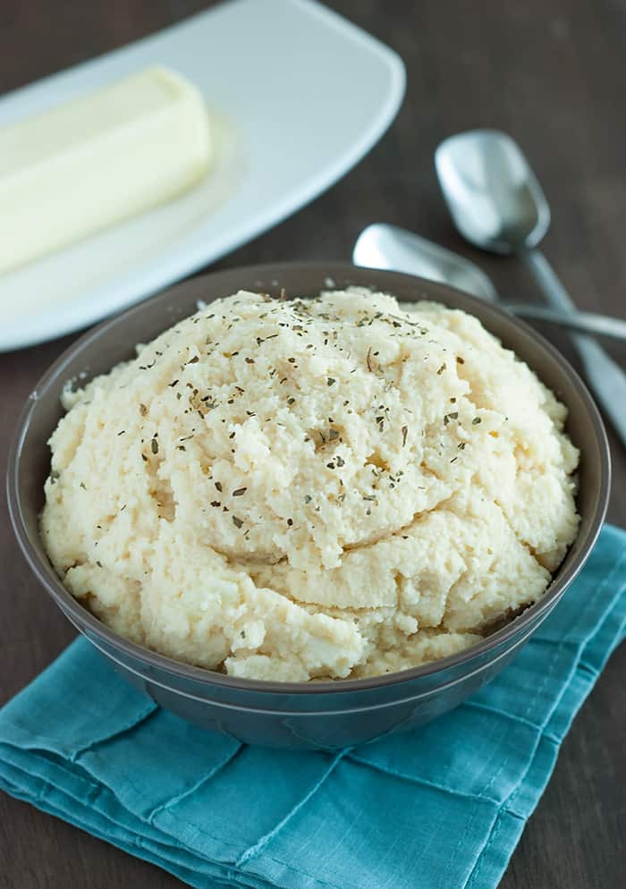 How Many Carbs In Mashed Potatoes
 low carb cauliflower mashed potatoes