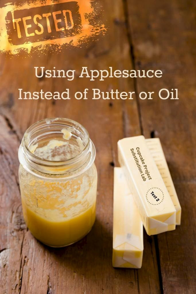 How Much Applesauce To Replace Oil
 Using Applesauce as a Butter or Oil Substitute Cupcake