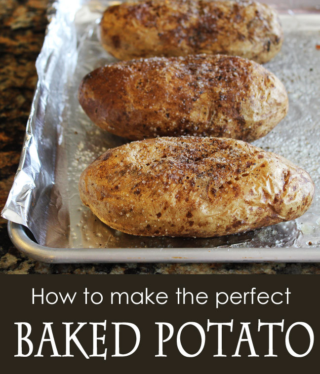 How To Bake A Potato In Microwave
 How to Make the Perfect BAKED POTATO