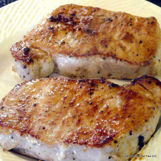 How To Bake Pork Chops In The Oven
 Pan Seared Oven Roasted Pork Chops from Loin