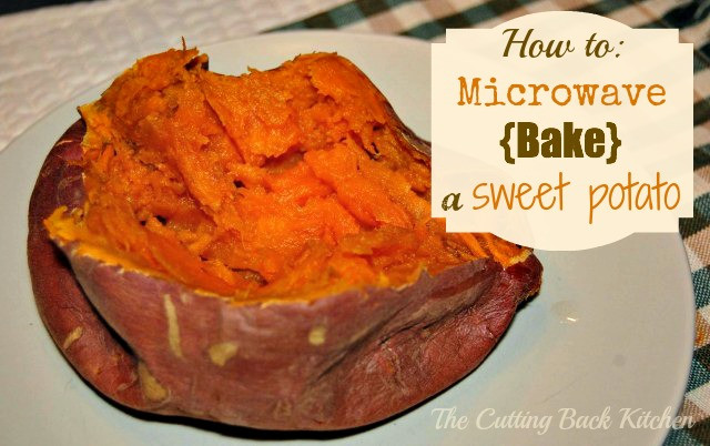 How To Bake Potato In Microwave
 How to “Bake” a Sweet Potato in the Microwave