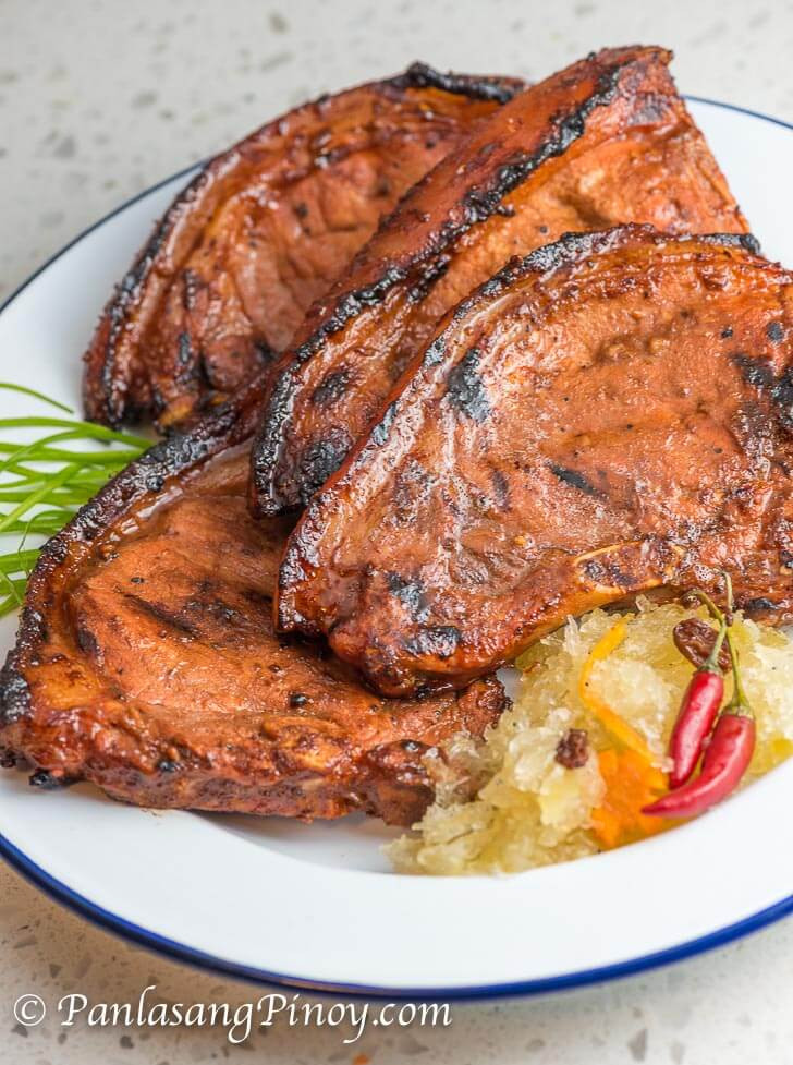 How To Bbq Pork Chops
 Marinated Grilled Pork Chop Panlasang Pinoy