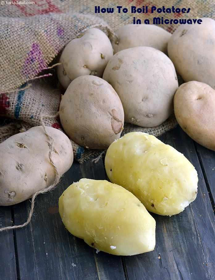 How To Boil A Potato
 How To Boil Potatoes in A Microwave recipe