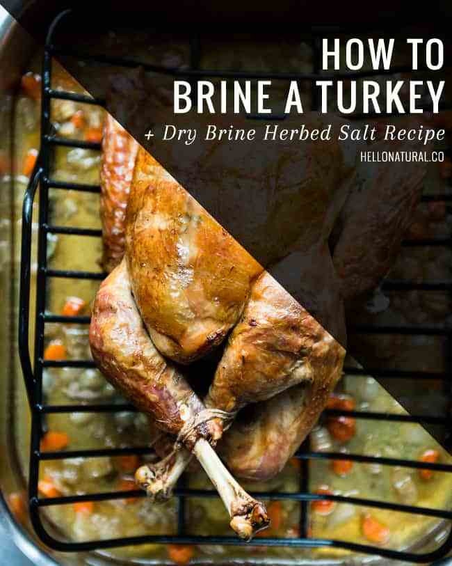 How To Brine A Turkey For Thanksgiving
 How To Brine a Turkey Dry Brine Herbed Salt Recipe