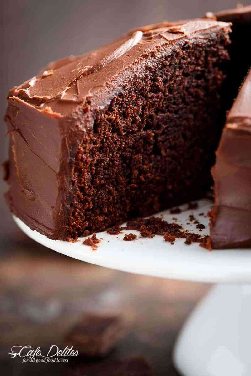 How To Cake It Chocolate Cake
 Best Fudgy Chocolate Cake Cafe Delites