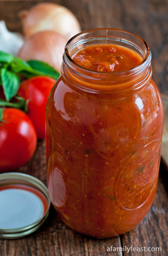 How To Can Tomato Sauce
 Italian Tomato Sauce A Family Feast