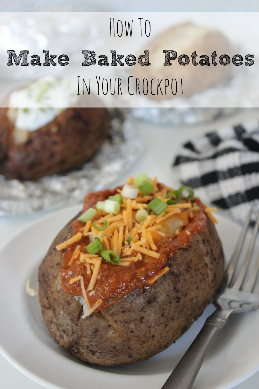 How To Cook A Baked Potato
 How To Bake Potatoes in the Crockpot Moms Need To Know