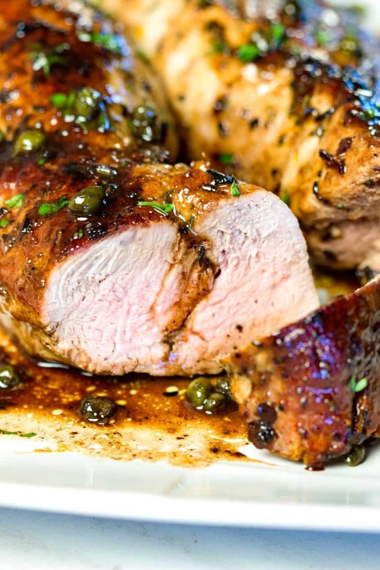 How To Cook A Pork Loin In The Oven
 Balsamic Roast Pork Tenderloin Kevin Is Cooking