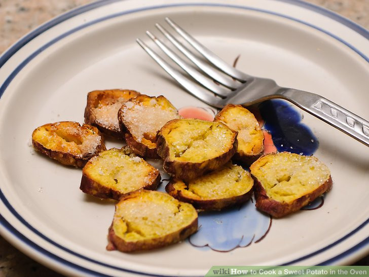How To Cook A Sweet Potato In The Oven
 4 Ways to Cook a Sweet Potato in the Oven wikiHow