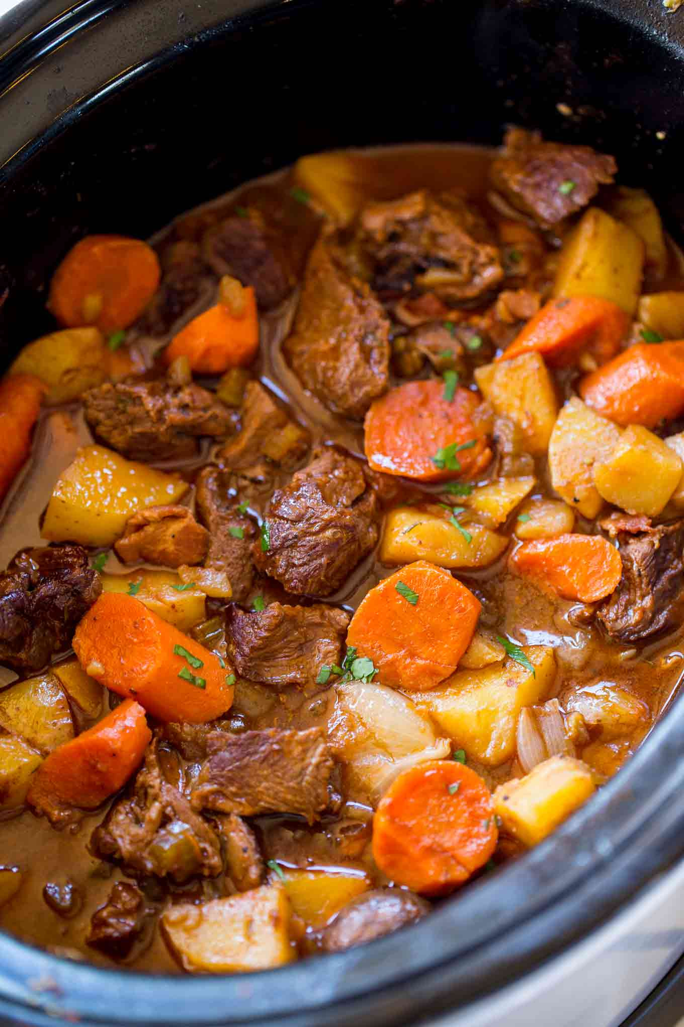 How To Cook Beef Stew
 Slow Cooker Guinness Beef Stew Dinner then Dessert