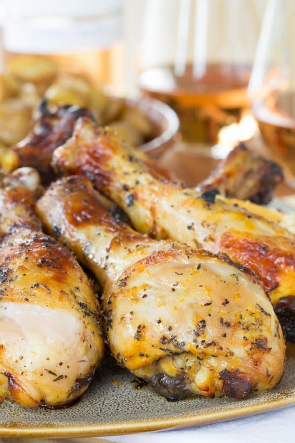 How To Cook Chicken Legs On The Grill
 Orange Saffron Grilled Chicken Legs or Baked Chicken Legs