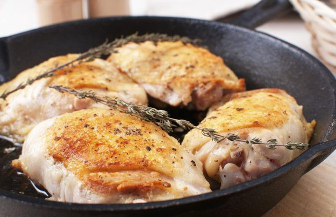 How To Cook Chicken Thighs In A Pan
 How to Pan Sauté Boneless Skinless Chicken Thighs