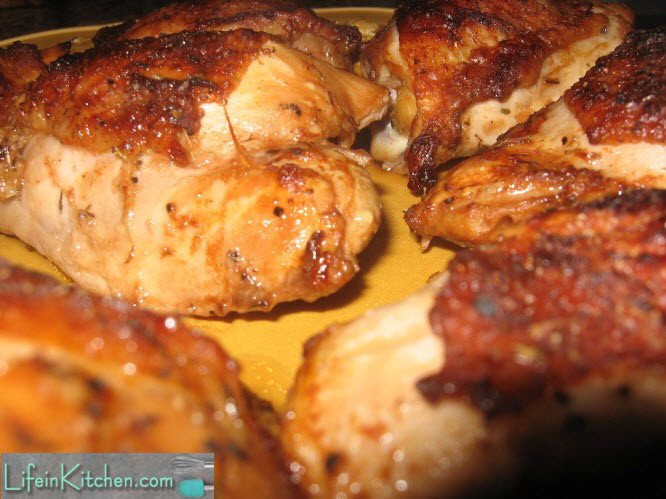 How To Cook Chicken Thighs In Oven
 Delicious Oven Roasted Chicken Thighs lifeinkitchen