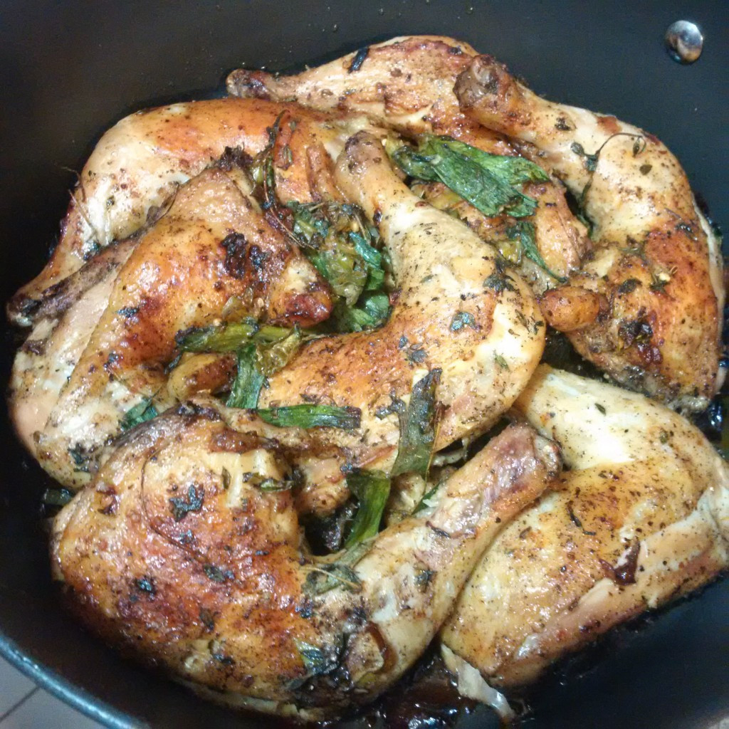 How To Cook Chicken Thighs On Stove
 How to Make Oven Baked Chicken Thighs with Thyme and Green