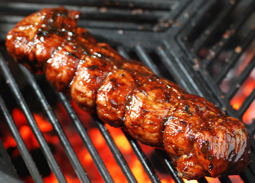 How To Cook Pork Tenderloin On Grill
 Grilled Pork Tenderloin with Easy Blackberry BBQ Sauce