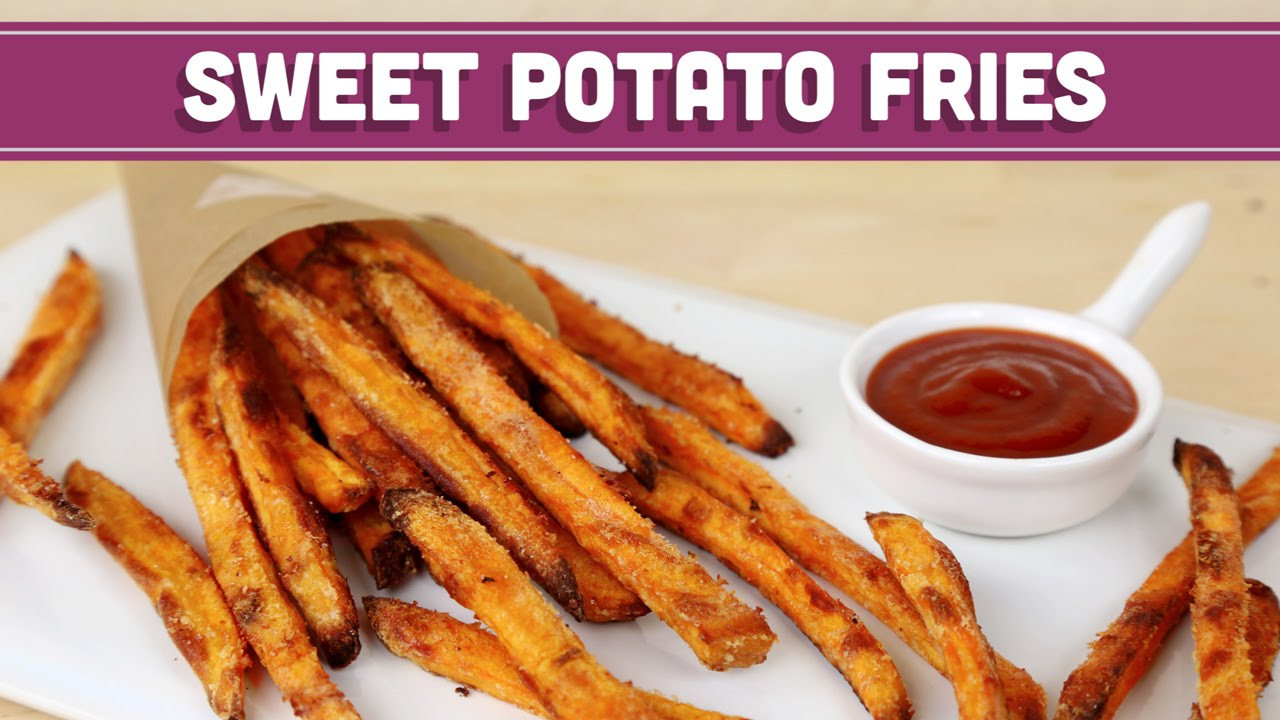 How To Cook Sweet Potato Fries
 How To Make CRISPY Baked Sweet Potato Fries Healthy