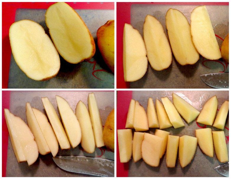 How To Cut Potato Wedges
 how to cut potatoes wedges