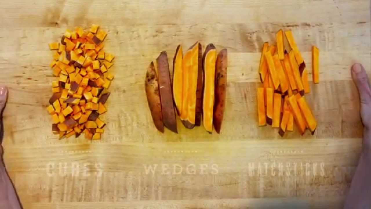How To Cut Potato Wedges
 How To Cut Sweet Potatoes