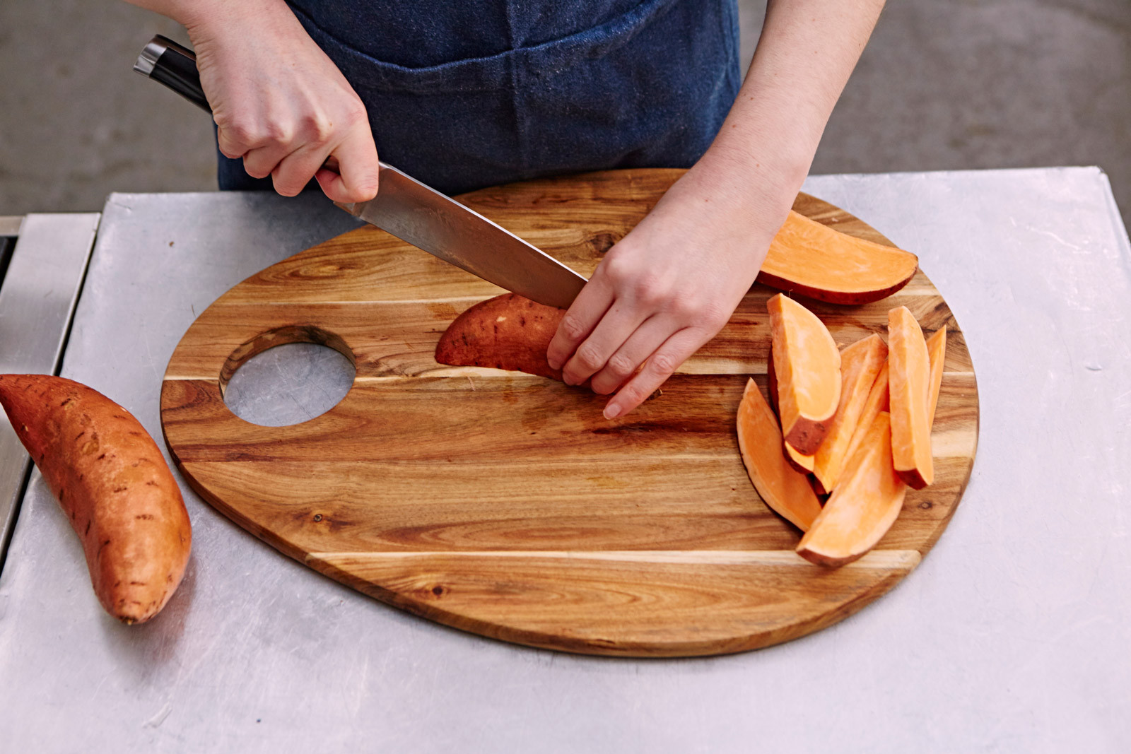 How To Cut Sweet Potato Fries
 How to make sweet potato fries Features