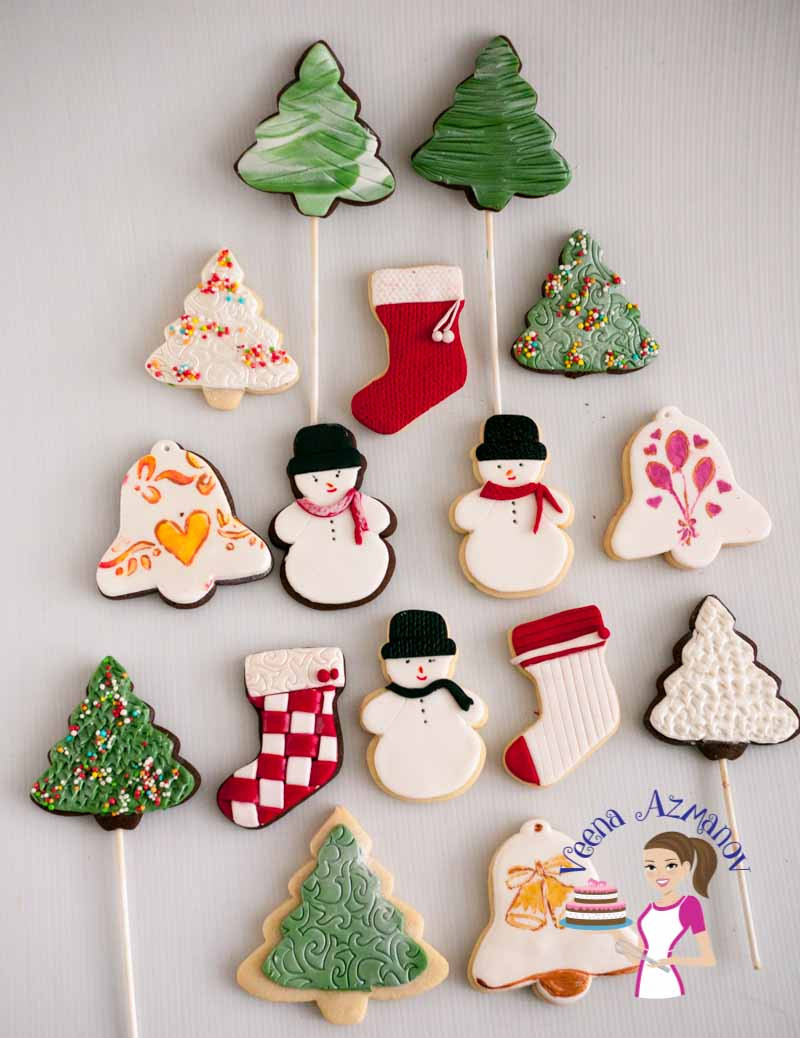 How To Decorate Christmas Cookies
 Christmas Cookie Decorating with Fondant Tutorial Video