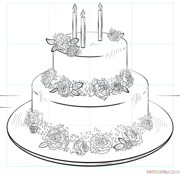 How To Draw A Birthday Cake
 How to draw a Birthday Cake