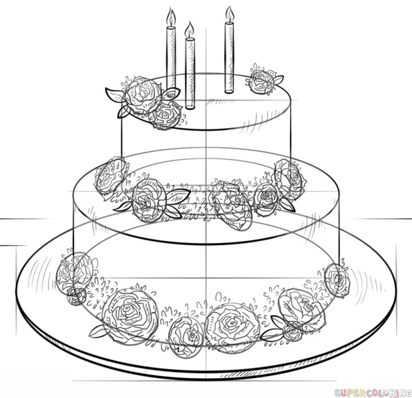 How To Draw A Birthday Cake
 How to draw a Birthday Cake