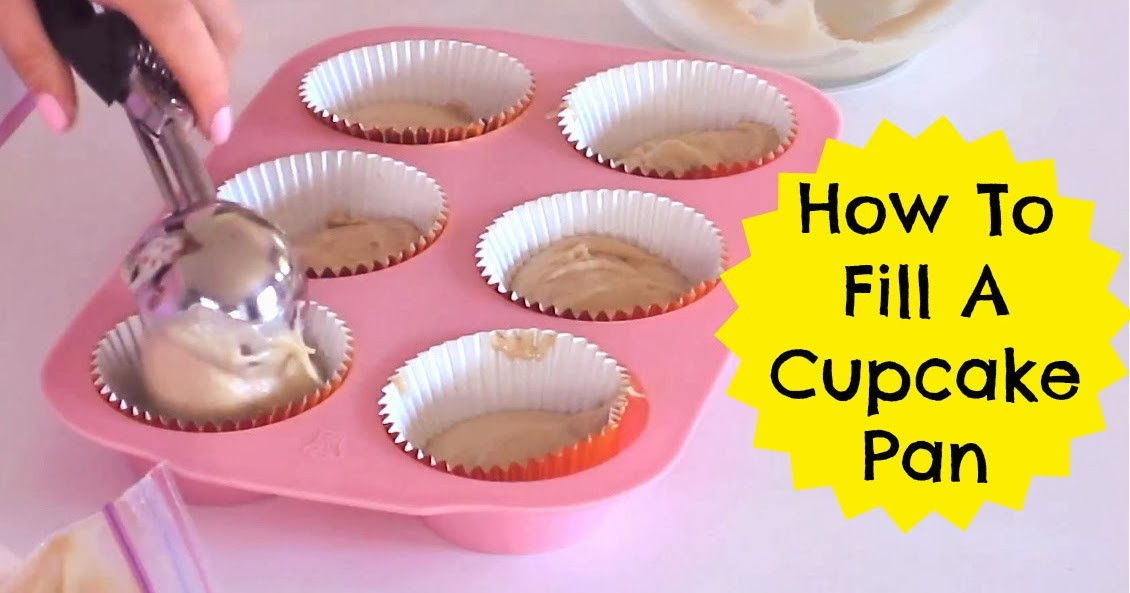 How To Fill Cupcakes
 Preparing & Filling Pans Lindsay Ann Bakes