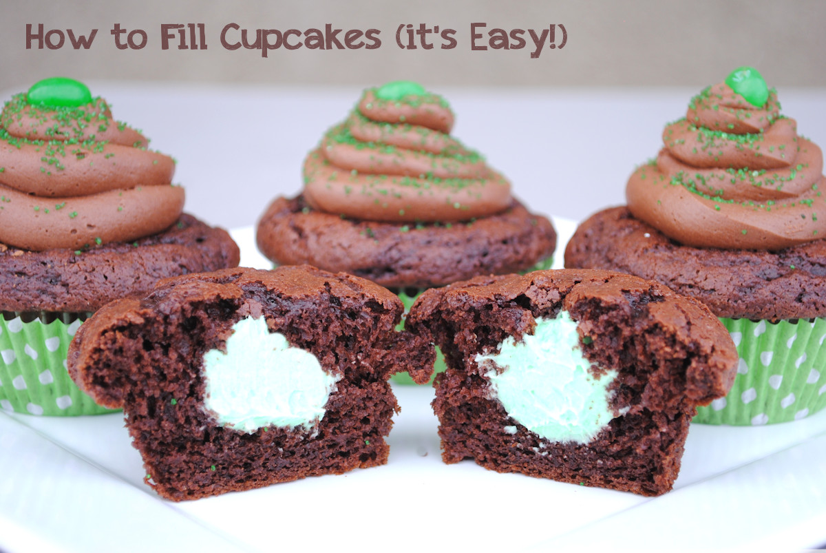 How To Fill Cupcakes
 How to Fill A Cupcake it s EASY by CrazyLittleProjects