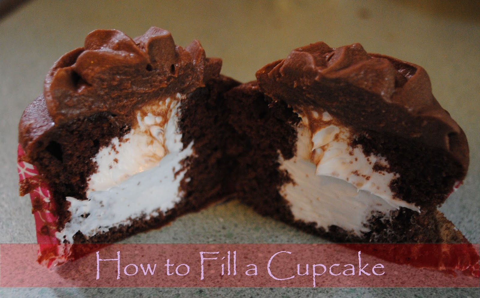 How To Fill Cupcakes
 e Day at a Time How to fill a cupcake