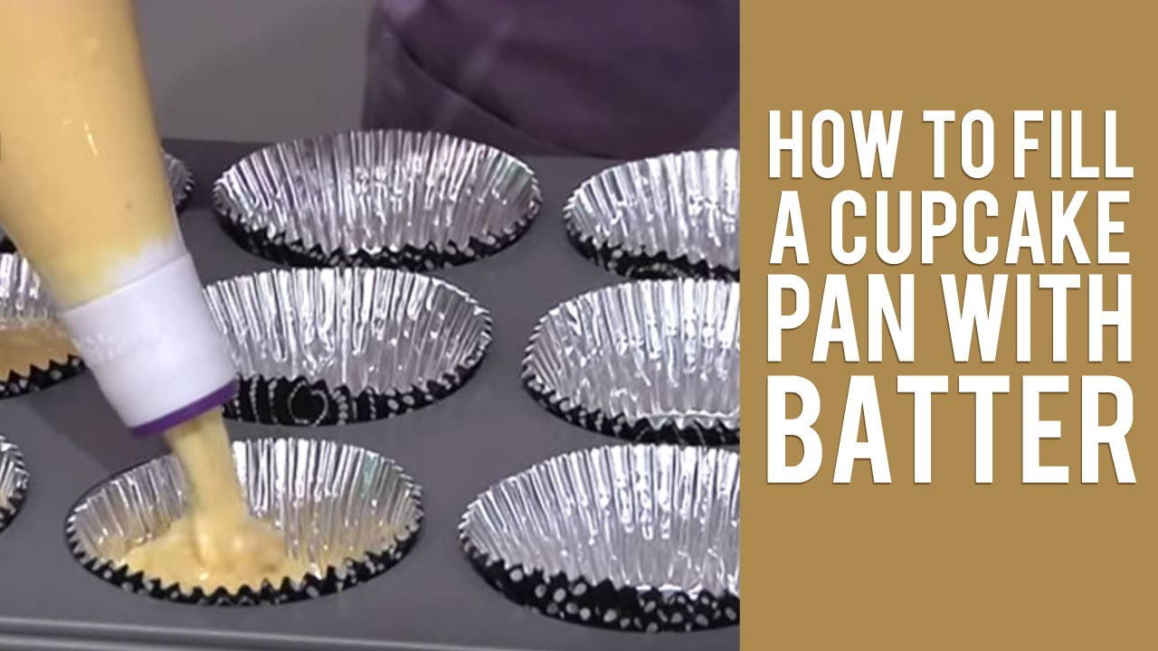 How To Fill Cupcakes
 How to Fill a Cupcake Pan with Batter